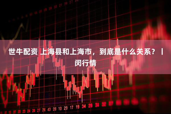 世牛配资 上海县和上海市，到底是什么关系？丨闵行情